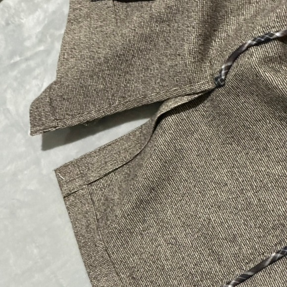 Kroon Mini-Houndstooth Blazer Sport Coat Jacket Brown Lined Casual Business‎ 46R - Picture 10 of 13